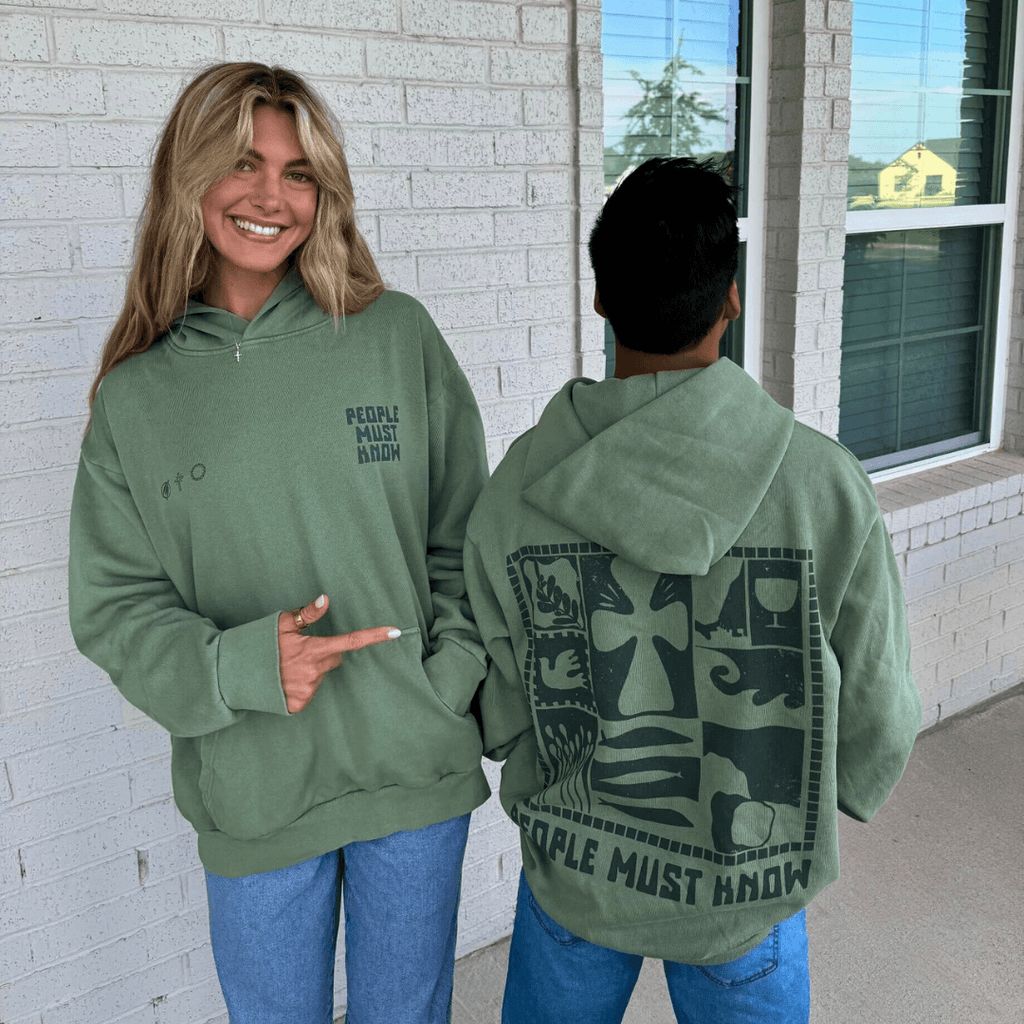 La gente debe saber sudadera con capucha