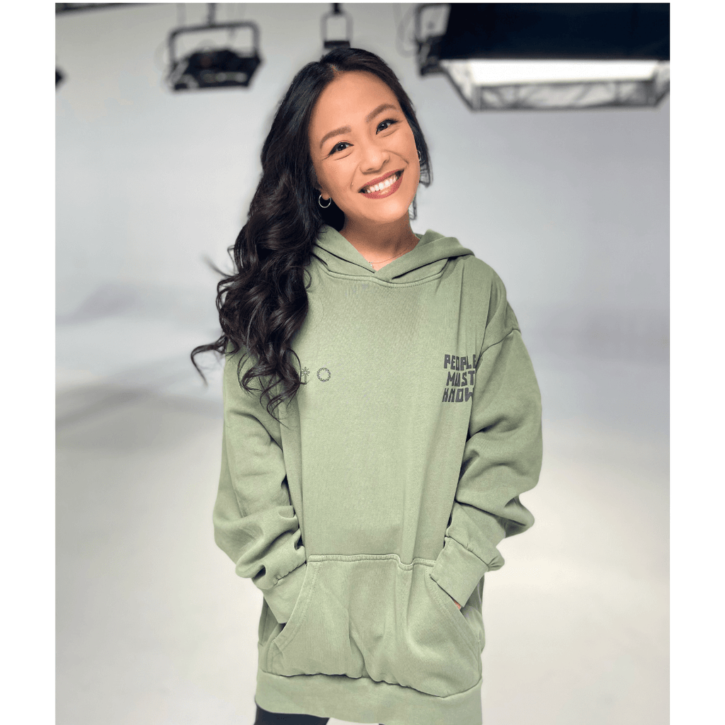 La gente debe saber sudadera con capucha