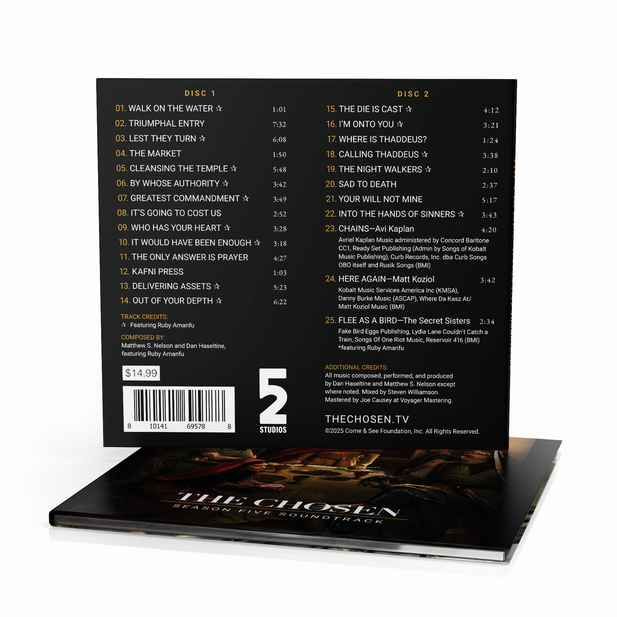 The Chosen Season 5 Soundtrack (CD) – The Chosen Gifts