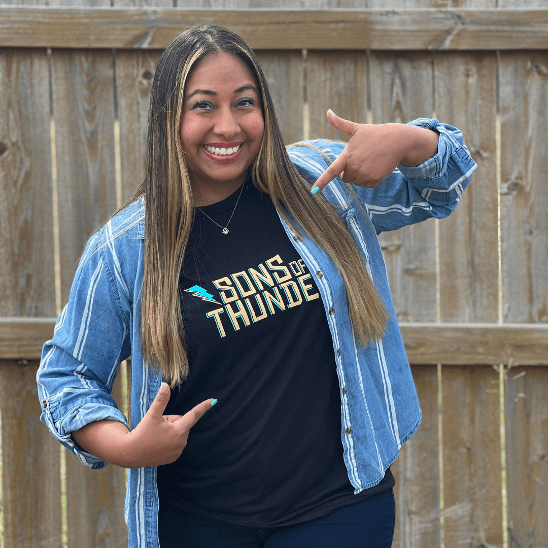 Sons of Thunder camiseta negra