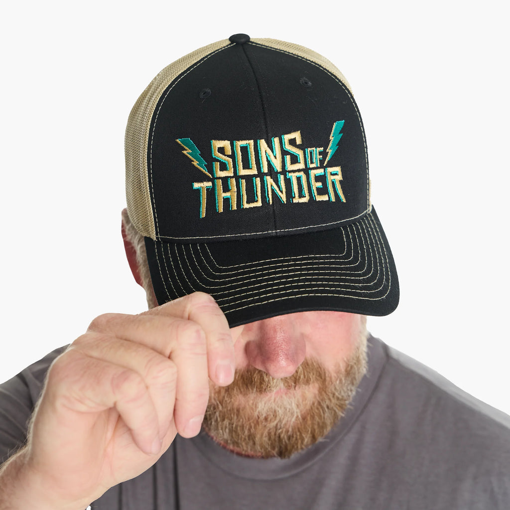 Sons of Thunder Black Trucker Hat