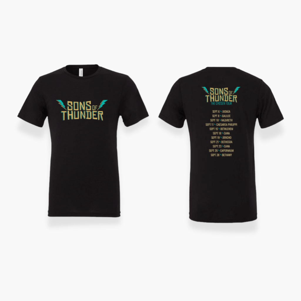 Sons of Thunder camiseta negra