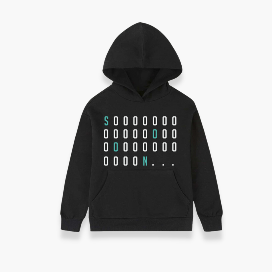 Soooon Black Hoodie