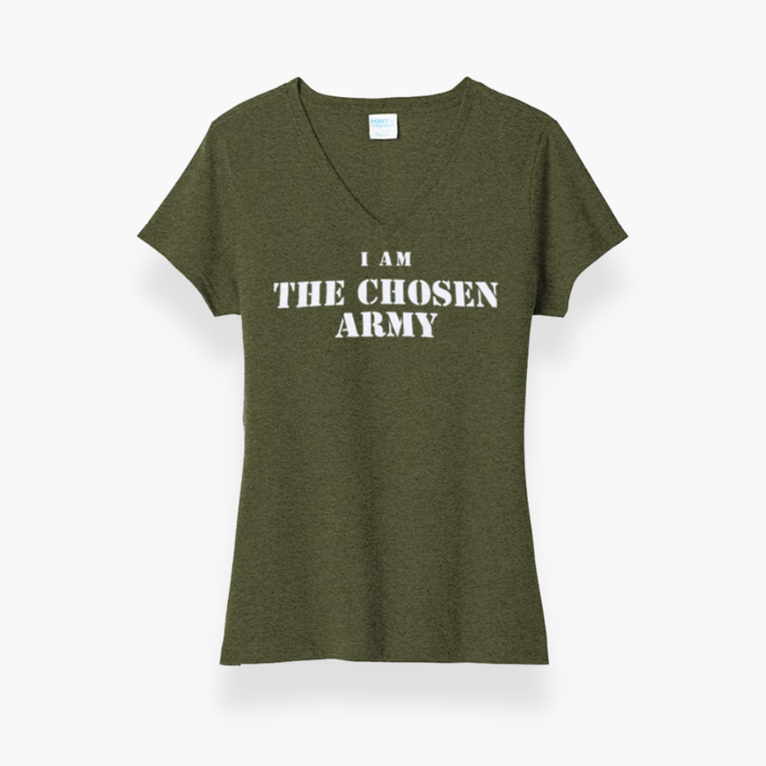 The Chosen Army Short Sleeve T-Shirt - V neck
