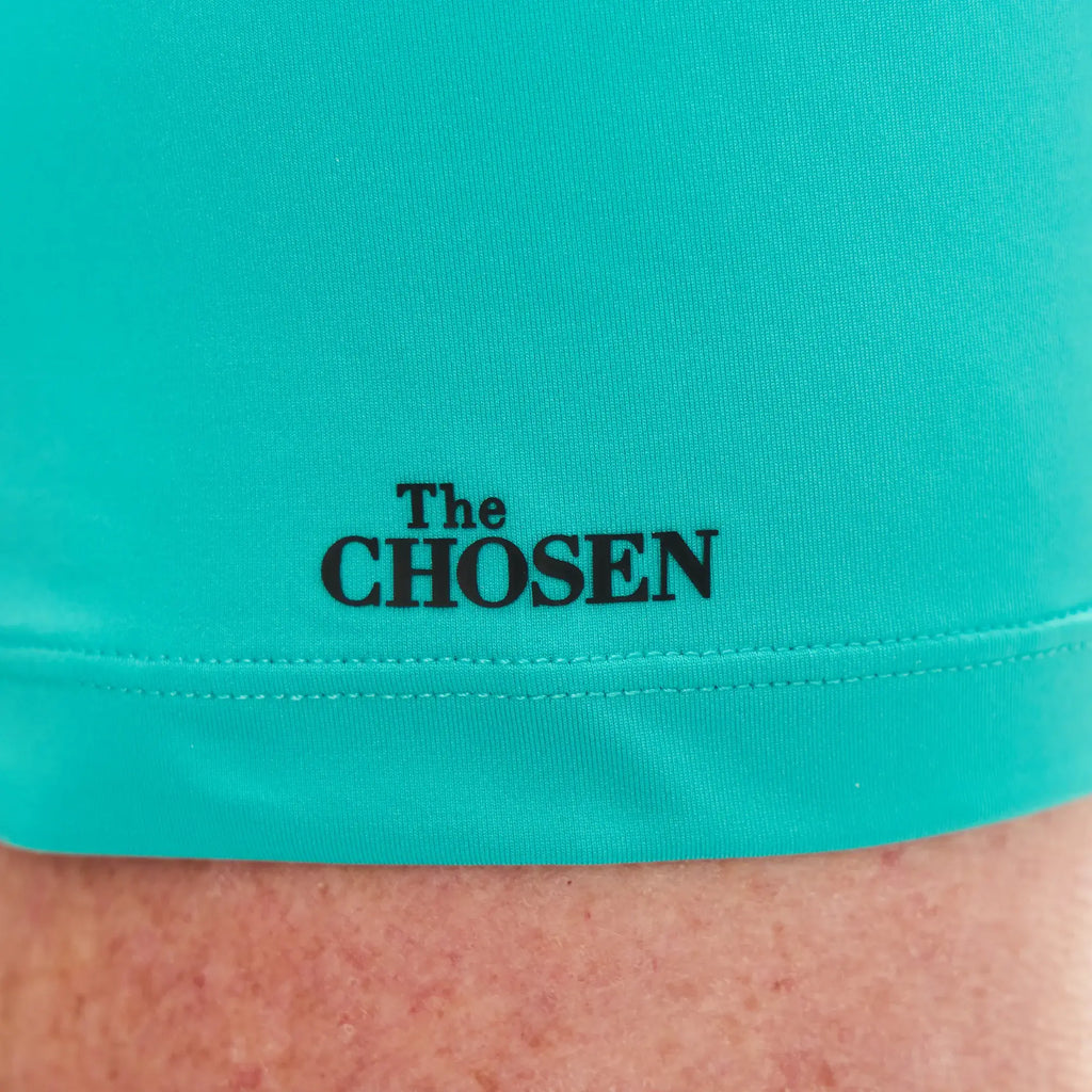 Polo Hitam + Teal Terpilih