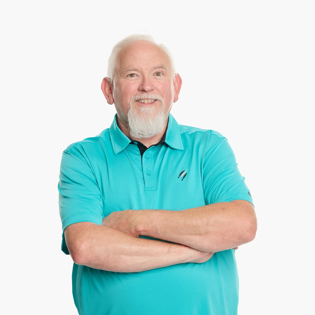 The Chosen Black + Teal Polos