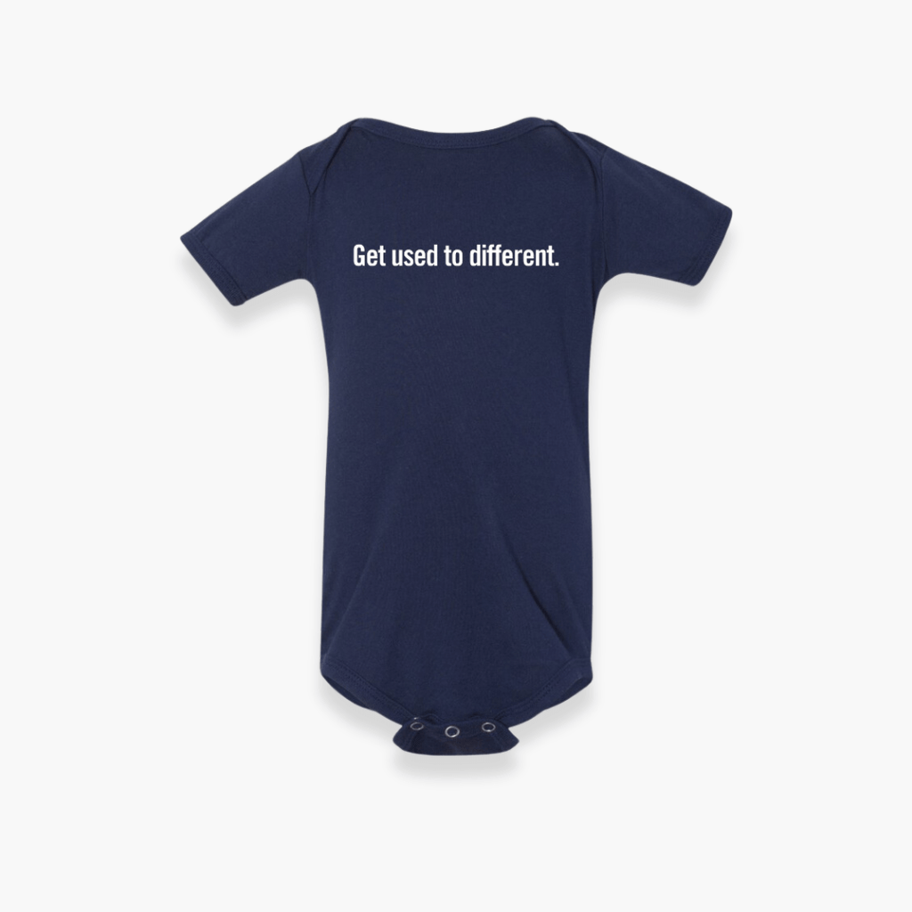 Masanay sa Iba at Tatlong Isda na Baby Bodysuit