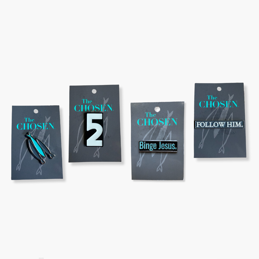 Follow Him Trading Pin