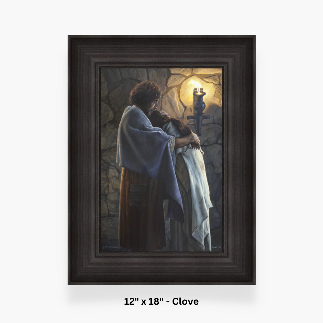 You Are Mine Framed Art 12x18 Clove