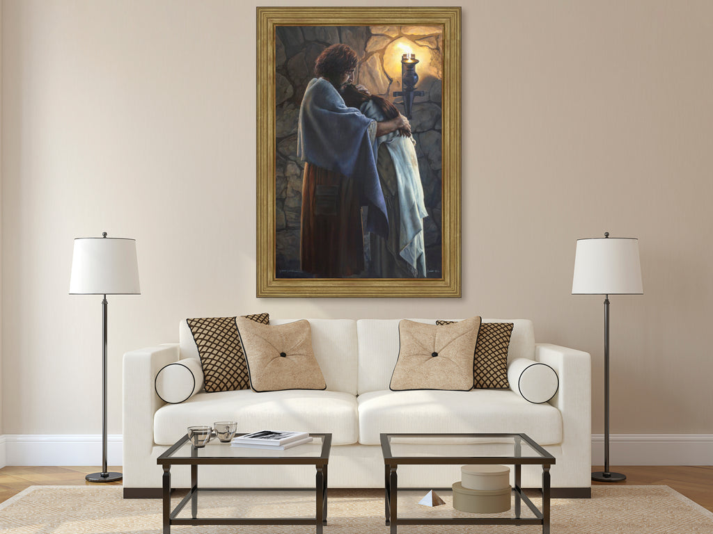 "Tú eres mío""Obras maestras - Hoja de metal dorado"