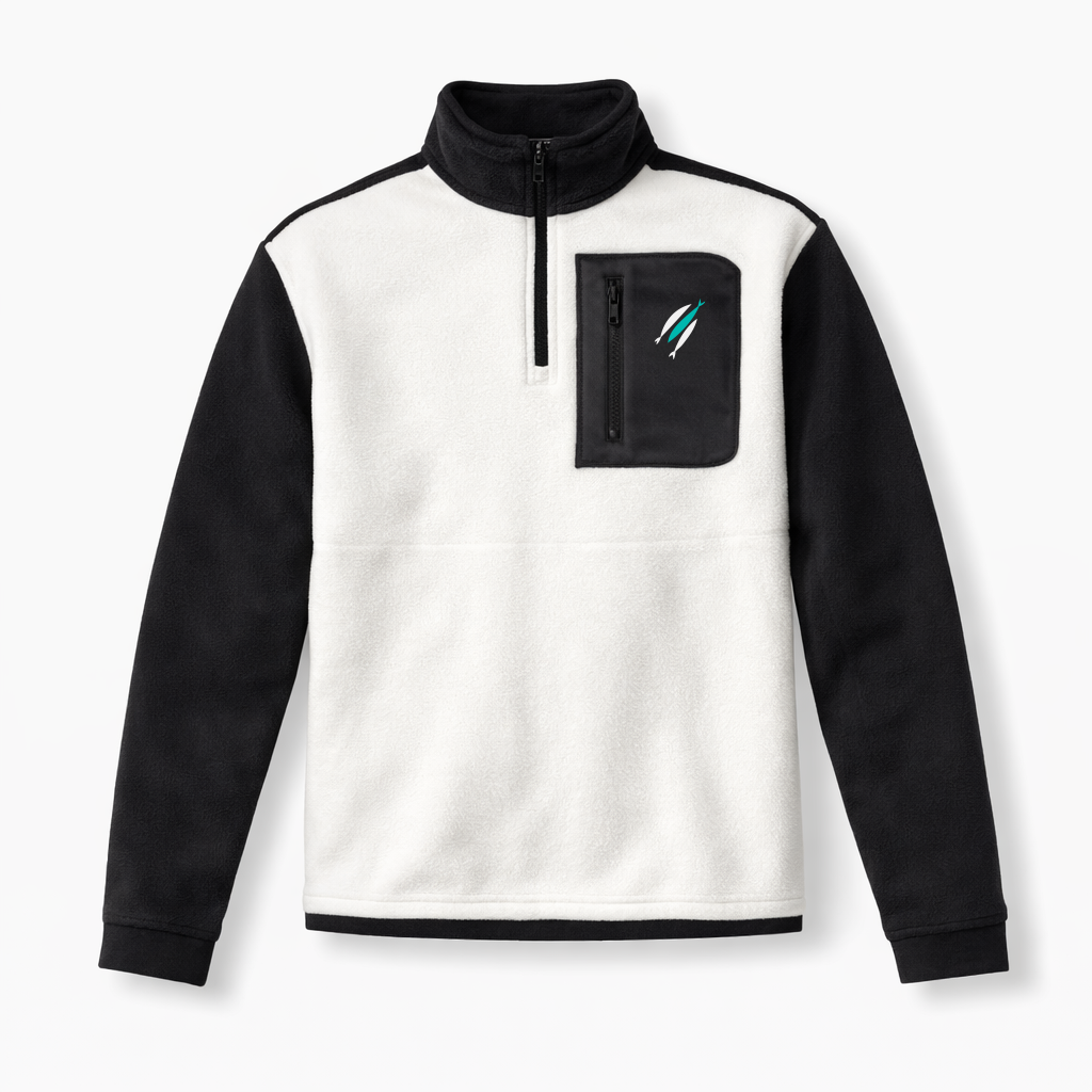 Three Fish Lightweight Fleece Quarter Zip