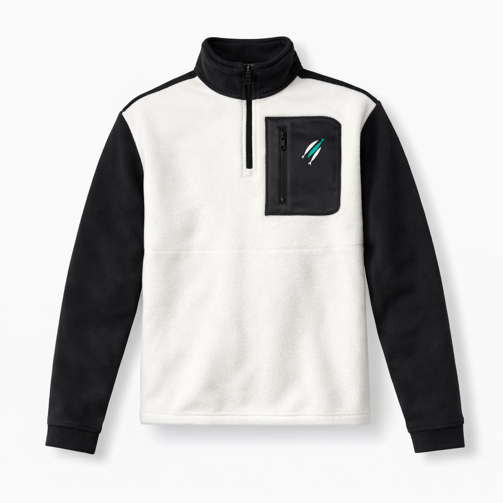 Three Fish Lightweight Fleece Quarter Zip