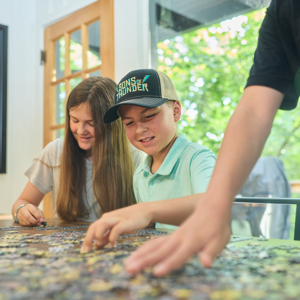 Sons of Thunder Black Trucker Hat