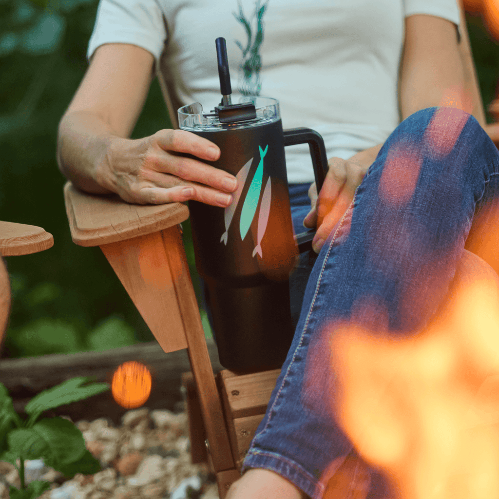 Tre fiskar 40 oz tumlare