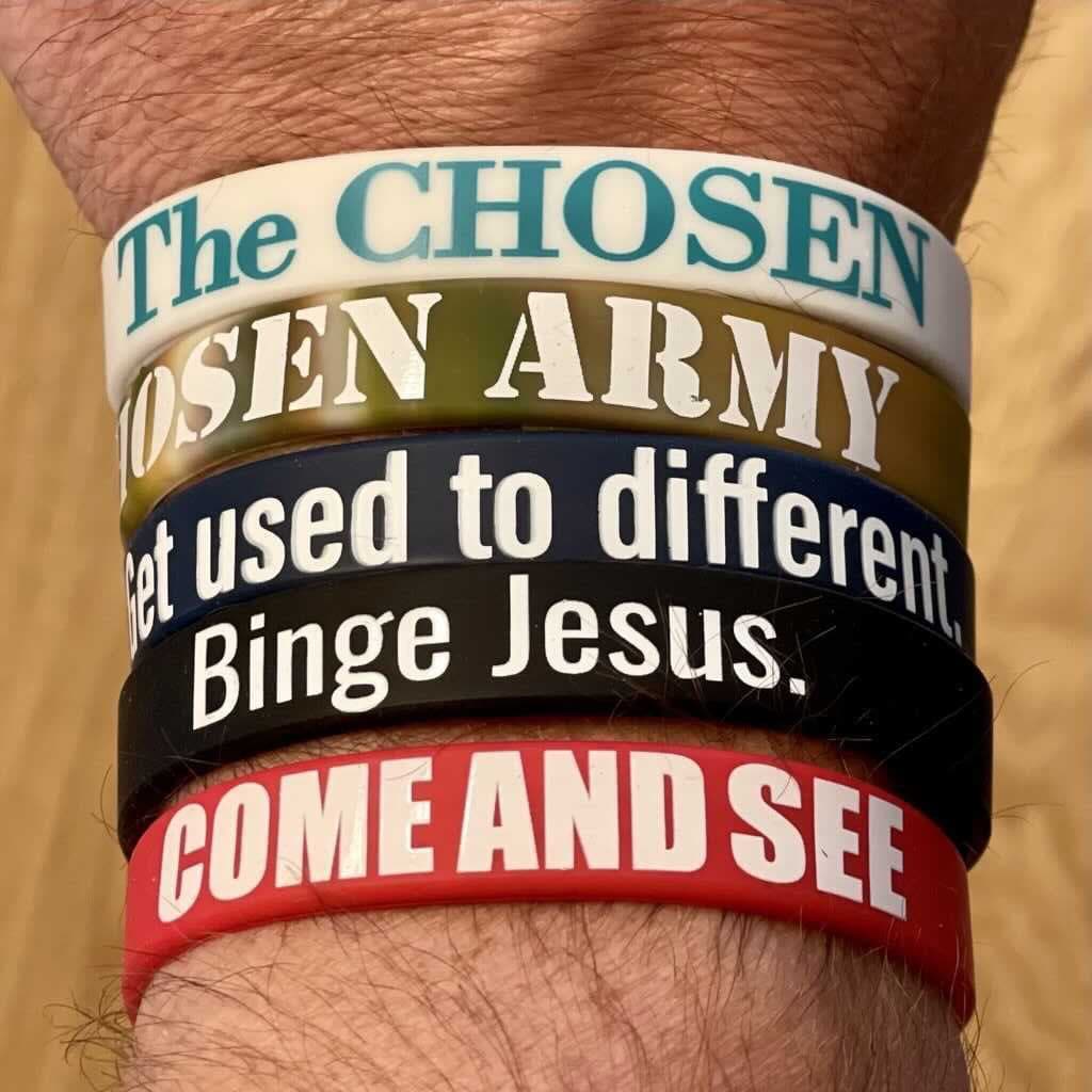 5 Pack of The Chosen Wristbands (Limited Edition)