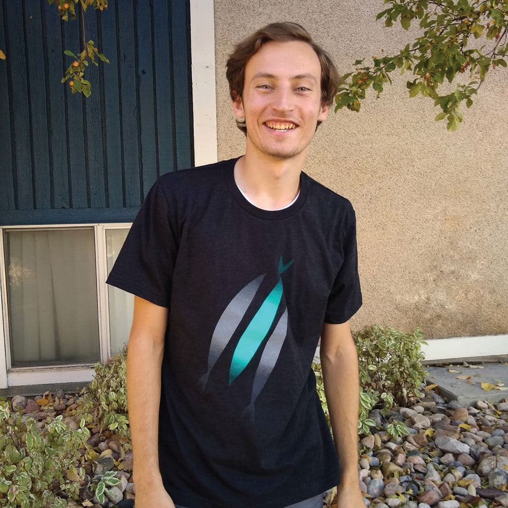 Three Fish T-Shirt Guy