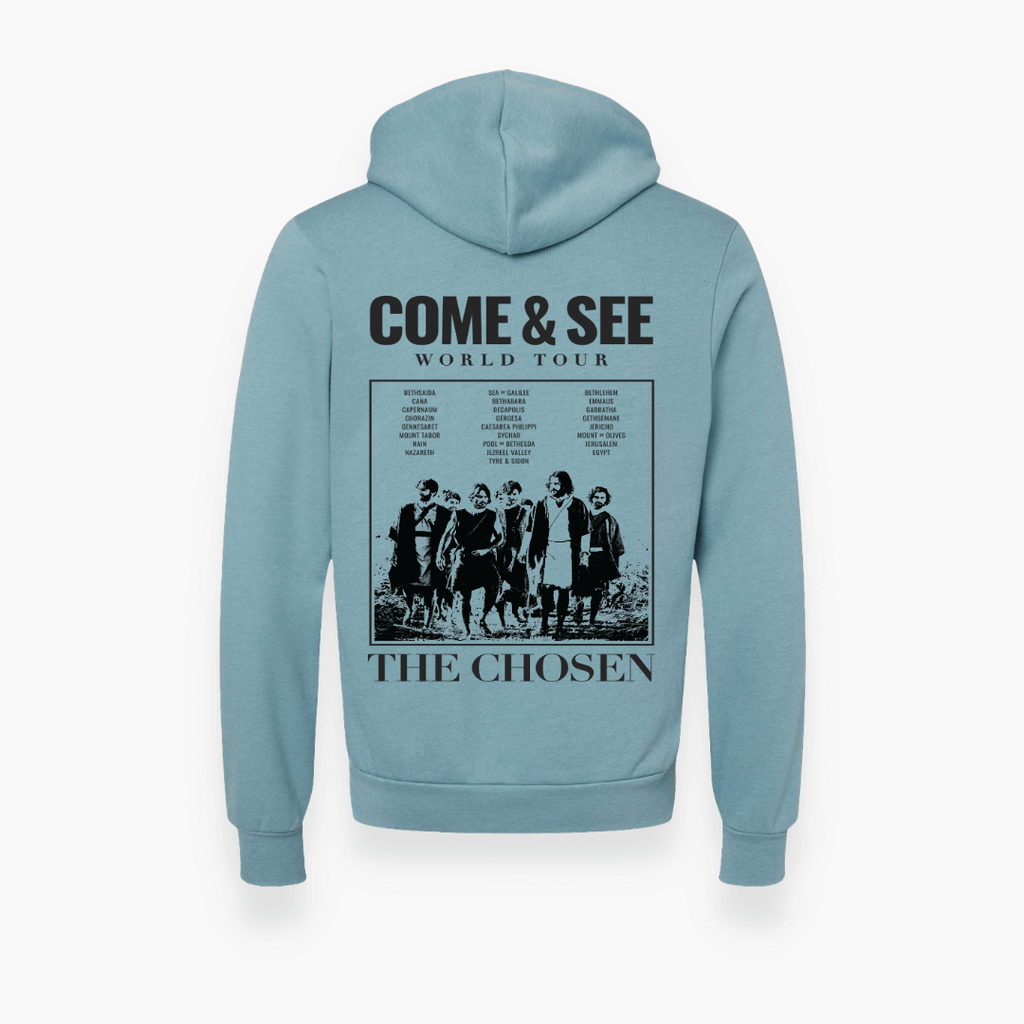 Unfiltered: "Come & See World Tour" Hoodie - Stonewash Denim - 7 oz
